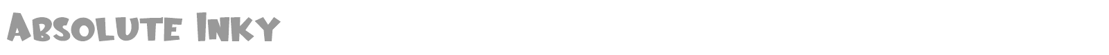 Absolute Inky font preview